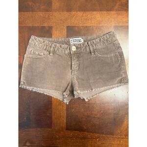 Roxy VTG Corduroy Cutoff Micro Mini Shorts Sz 1 Y2K (Preowned)